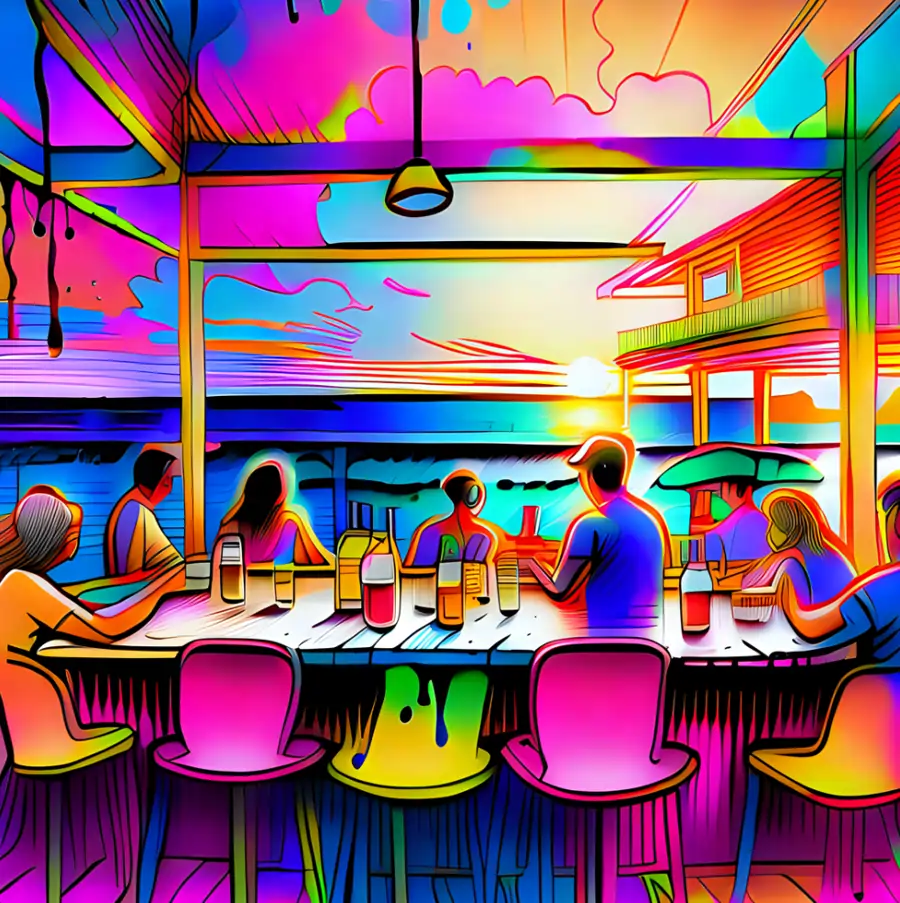 The Raw Bar at Sunset